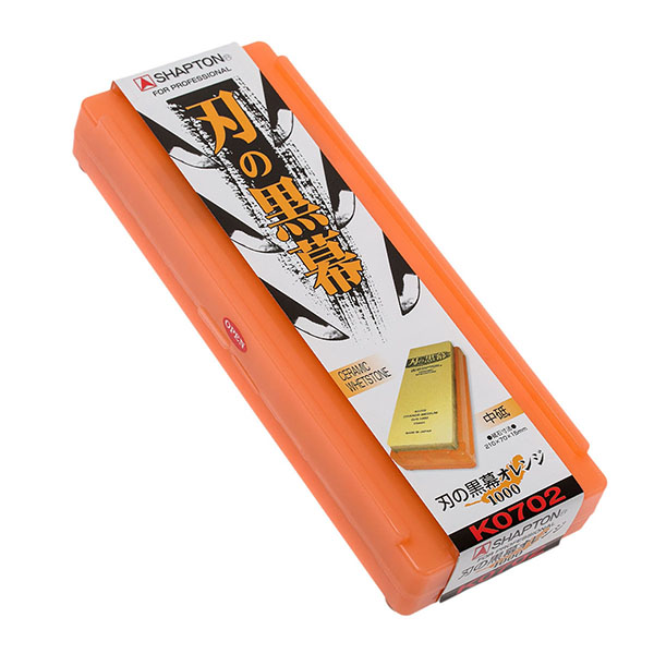 Shapton Pro 1000 Grit Ceramic Whetstone Sharpening Stone K0702 Orange